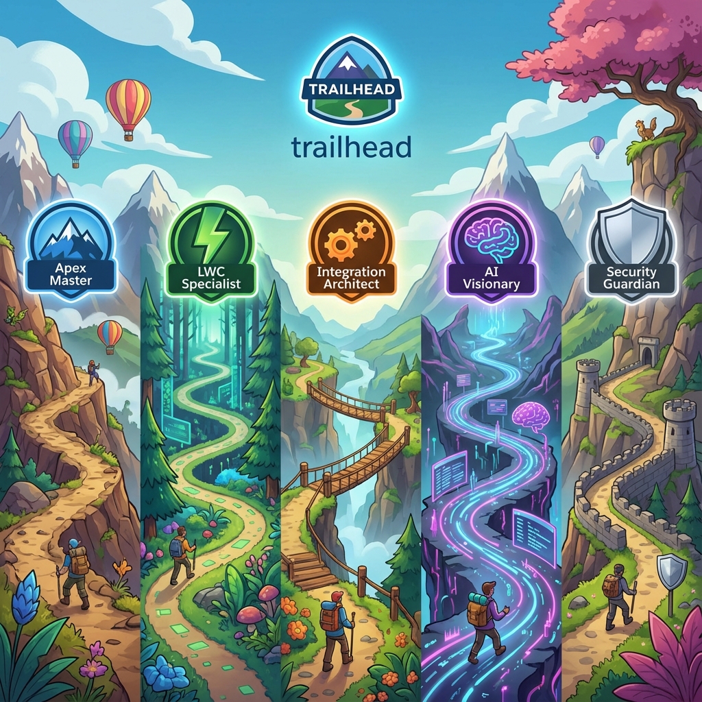 Top 5 Trailhead Trails Every New Salesforce Developer MUST Complete